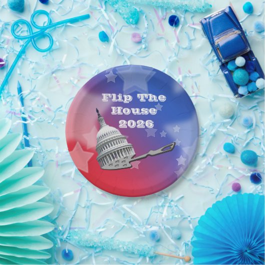 Flip The House Vote Blue 2026 Pappteller (Party)