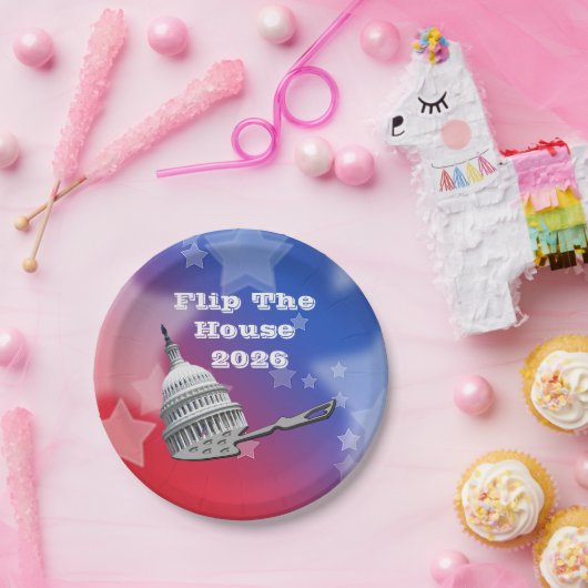 Flip The House Vote Blue 2026 Pappteller (Party)