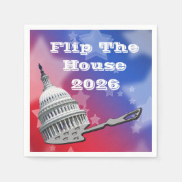 Flip The House Vote Blue 2026 Serviette