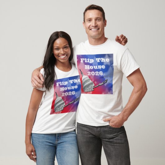 Flip The House Vote Blue 2026 T-Shirt (Unisex)