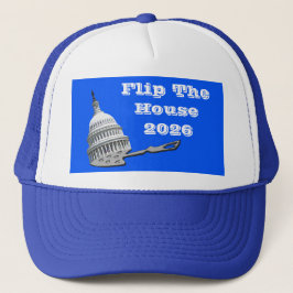 Flip The House Vote Blue 2026 Truckerkappe