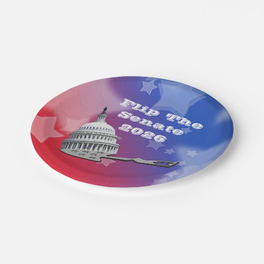Flip The Senate Vote 2026 Pappteller (Schrägansicht)