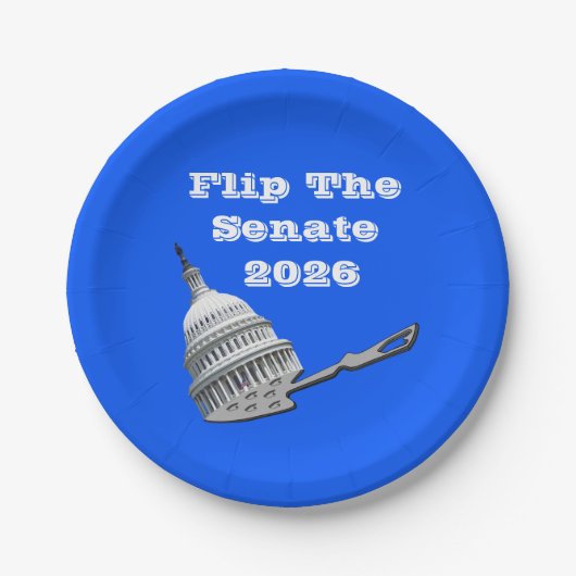 Flip The Senate Vote Blue 2026 Pappteller (Vorderseite)