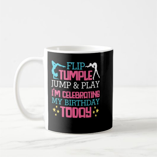 Flip Tumble Jump & Play Birthday Gymnastics Gymnas Kaffeetasse (Links)