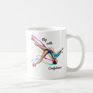 Flip with Confidence – Gymnastics Mug Kaffeetasse