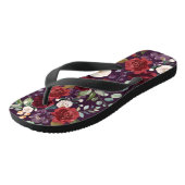 Flipflop Sandals Plum Lila Rose Gold Geometrisch Badesandalen (Schrägansicht)