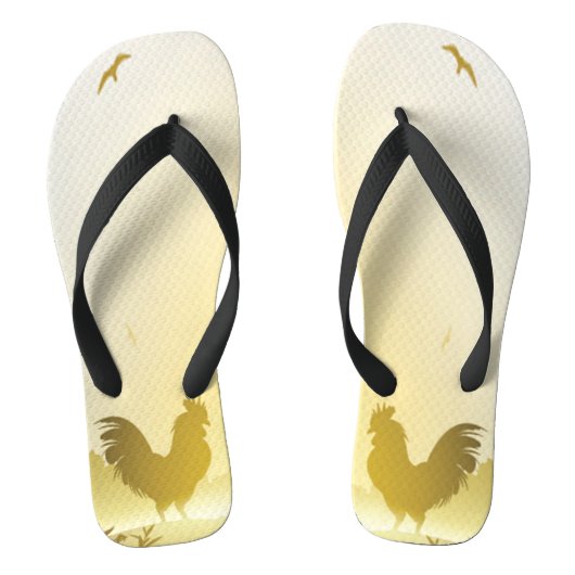 Flipflop Sandals Sunny Morning Farm Land Rustikal Badesandalen (Fußbett)