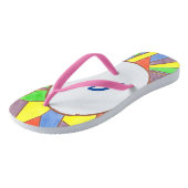 FlipFlops aus Hartglas Badesandalen (Schrägansicht)