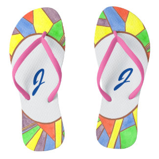 FlipFlops aus Hartglas Badesandalen