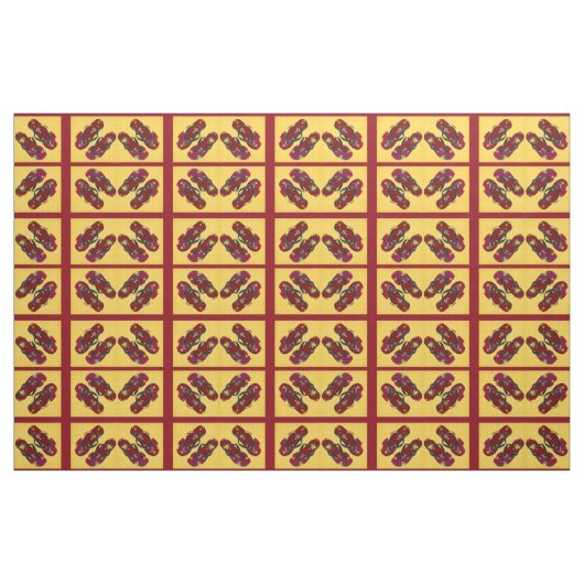 Flipflops Große Drucke Stoff (Fat Quarter (45,7 x 55,9 cm))
