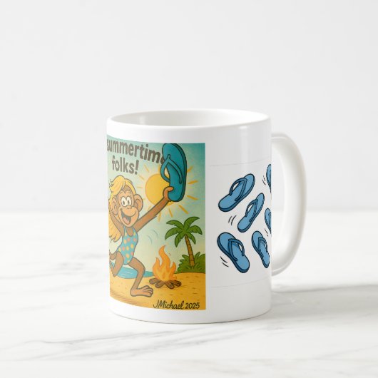 Flipflops Kaffeetasse (VorderseiteRechts)