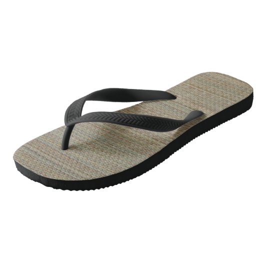 FlipFlops: Strohmatte Badesandalen (Schrägansicht)