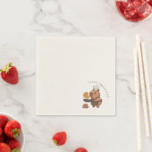'Flipin' Großartiger Vater' Cute Lustige Capybara Serviette (Beispiel)