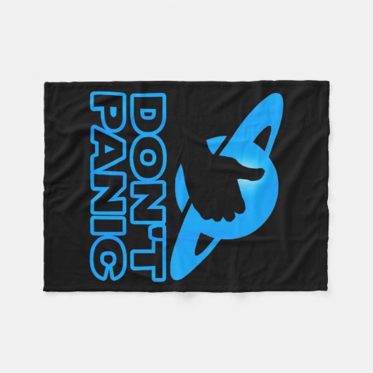 Flipn Sweet Don't Panic  Fleecedecke (Vorderseite (Horizontal))