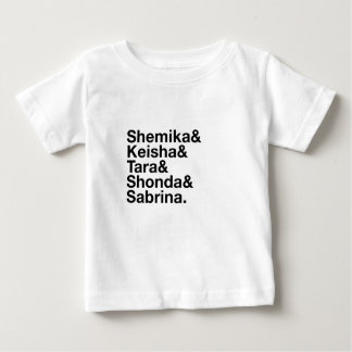 Flippen Sie Porrees aus Baby T-shirt