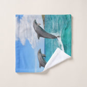 Flipper Fun Badhandtuch Set (Waschlappen)