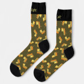 Flipper-Pattern-Socken Socken (Linkes Detail)