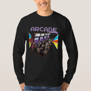 Flipper Pinball Retro Gamer Arcade Maschinenspiel T-Shirt
