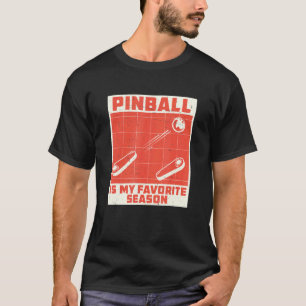 Flipper-Saison für einen Arcade-Spiel-Spieler Humo T-Shirt