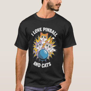 Flipper und Katzen 90er Nostalgie Flipper Hexer Ha T-Shirt