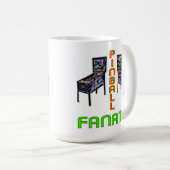 Flipperautomat-Fanatiker Kaffeetasse (VorderseiteRechts)