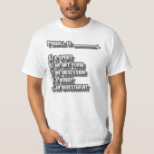 Flipperautomat ist… T-Shirt (Vorderseite)