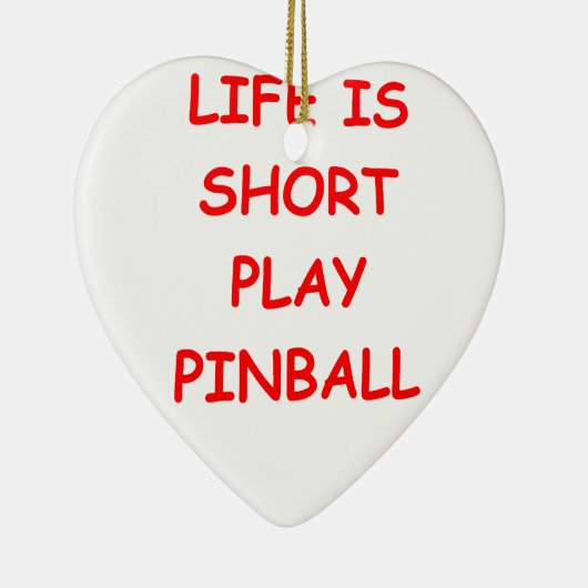 Flipperautomat Keramik Ornament (Rechts)