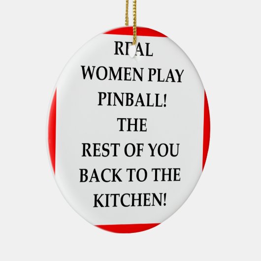 FLIPPERAUTOMAT KERAMIKORNAMENT (Rechts)