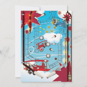 Flipperautomat-Maschine Einladung