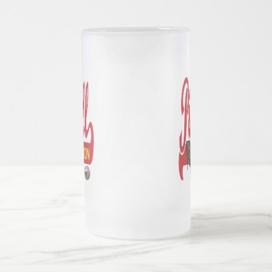 Flipperautomat-Meister Mattglas Bierglas (Mittel)