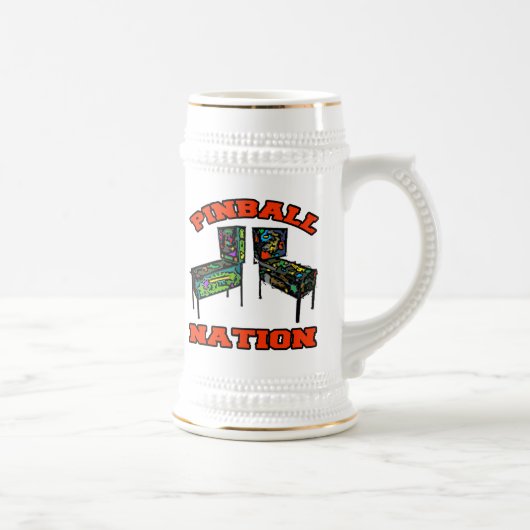 Flipperautomat-Nation Bierglas (Rechts)