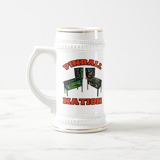 Flipperautomat-Nation Bierglas (Links)