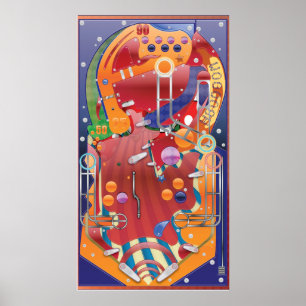 Flipperautomat Poster