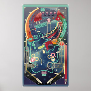 Flipperautomat Poster