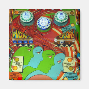 Flipperautomat-Zauberer II Magnet