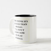 FLIPPERAUTOMAT ZWEIFARBIGE TASSE (Vorderseite Links)