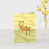 Flipperautomatmaschine Karte (Gelbe Blume)