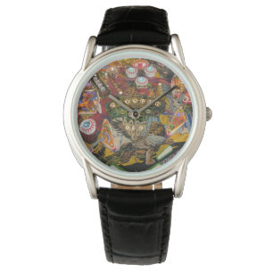 Flipperleder Armbanduhr