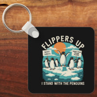 Flippern hoch Ich stehe mit Pinguinen Funny Reside