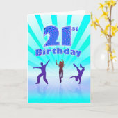 Flippige 21 karte (Gelbe Blume)