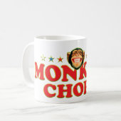 Flippige Affe-Hiebe Kaffeetasse (Vorderseite Links)