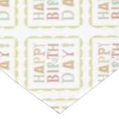 Flippige alles Gute zum Tischdecke (Schrägansicht)