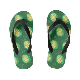 Flippige Ananas Kinderbadesandalen