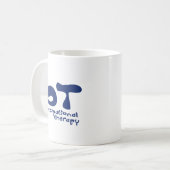 Flippige Beschäftigungstherapie Kaffeetasse (Vorderseite Links)