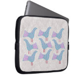 Flippige blaue Vogel-Laptop Ipad Hülsen-Tasche Laptopschutzhülle (Vorne Rechts)