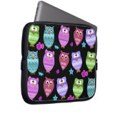 flippige Eulen Laptopschutzhülle (Vorne Rechts)
