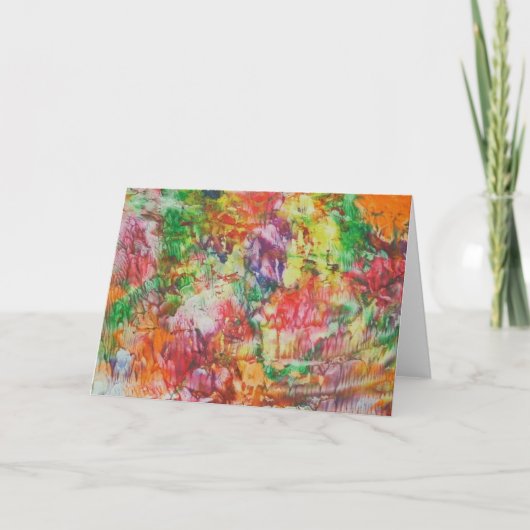 flippige Farben Karte (Vorderseite)