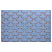 Flippige farbige Loons auf Cornflower-Blau Stoff (Fat Quarter (45,7 x 55,9 cm))