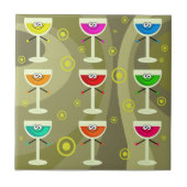Flippige Getränke Fliese (Vorderseite)