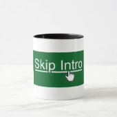 Flippige Grüße Tasse (Zentrum)